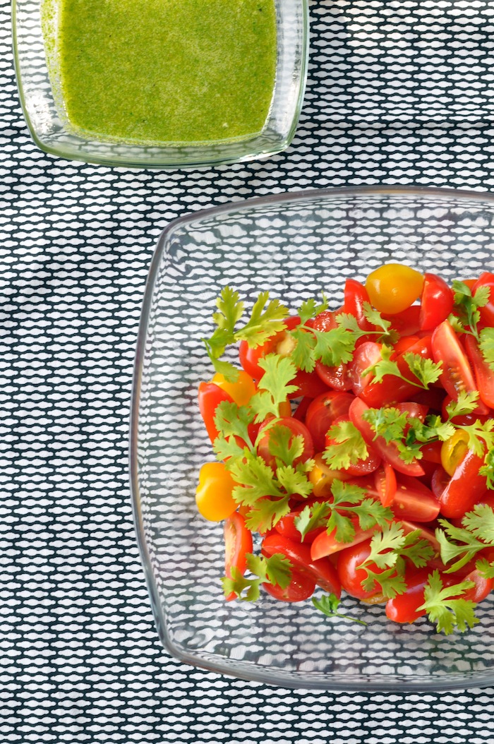 La salade de tomates cerises et salsa verde | LovaLinda - Cuisine